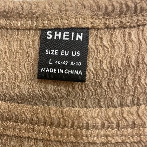 SHEIN tan tank top size‎ large - Picture 4 of 6